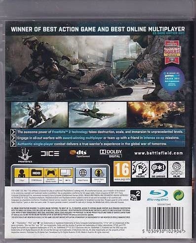 Battlefield 3 - PS3 (B Grade) (Genbrug)